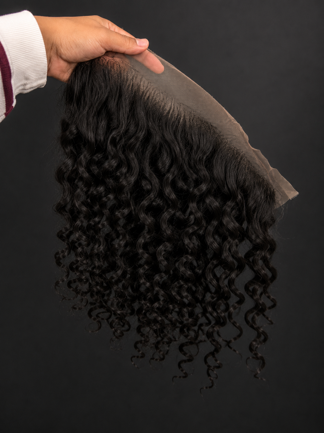 Closure 13x4 Curly Raw Hair single donor