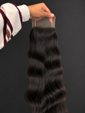 Closure 5x5 Raw Indian