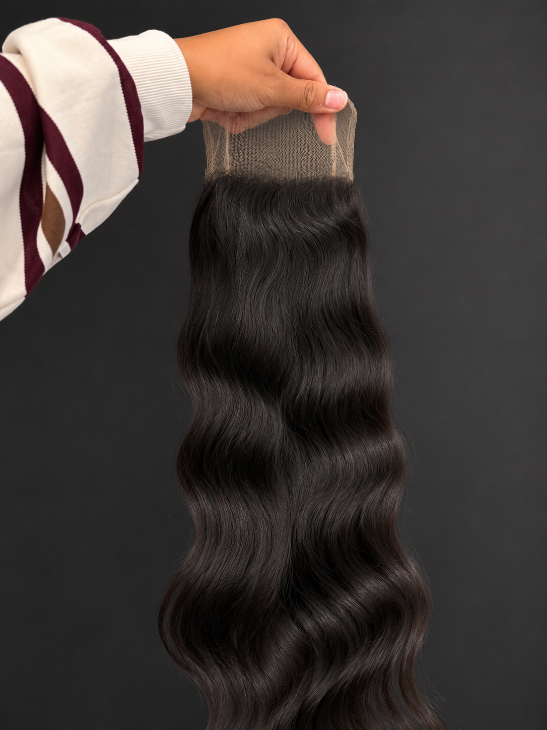 Closure 5x5 Raw Indian