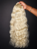 RAW HAIR WAVY BLOND SINGLE DONOR