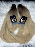 Straight Hair Blonde Ombré